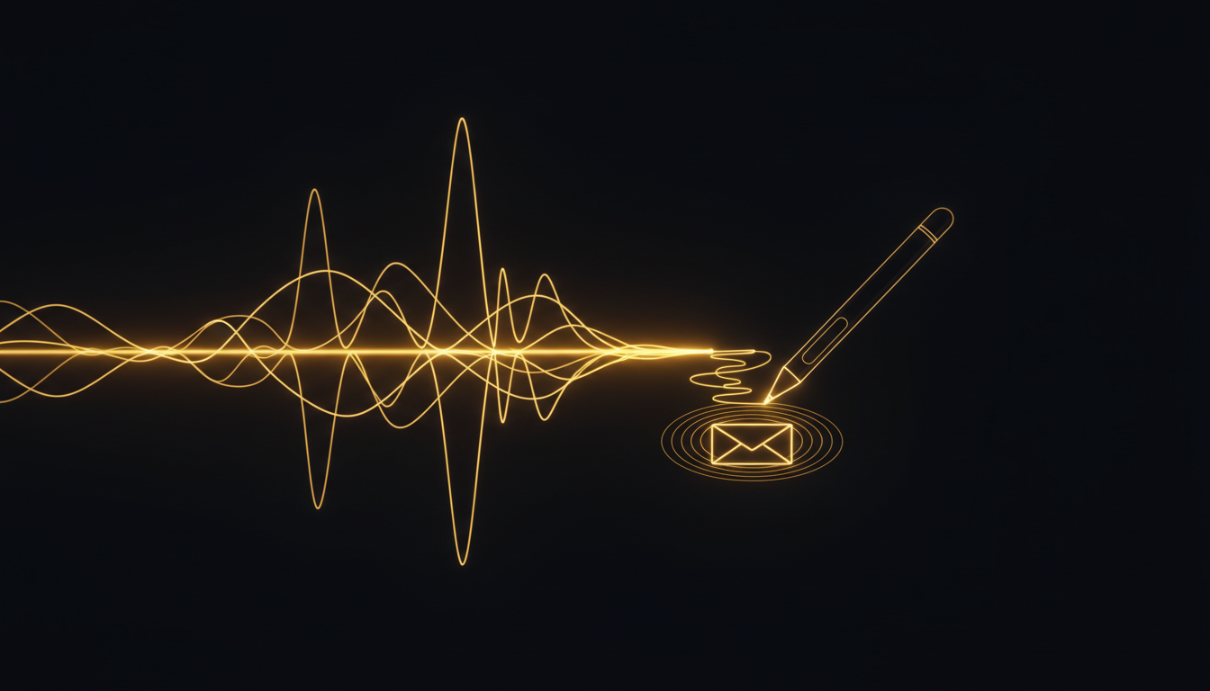 Stop Typing Your Emails. Start Talking Them.